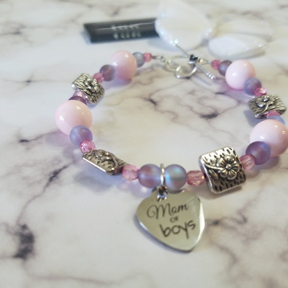 Mom of Boys bracelet!  (3 for $15)